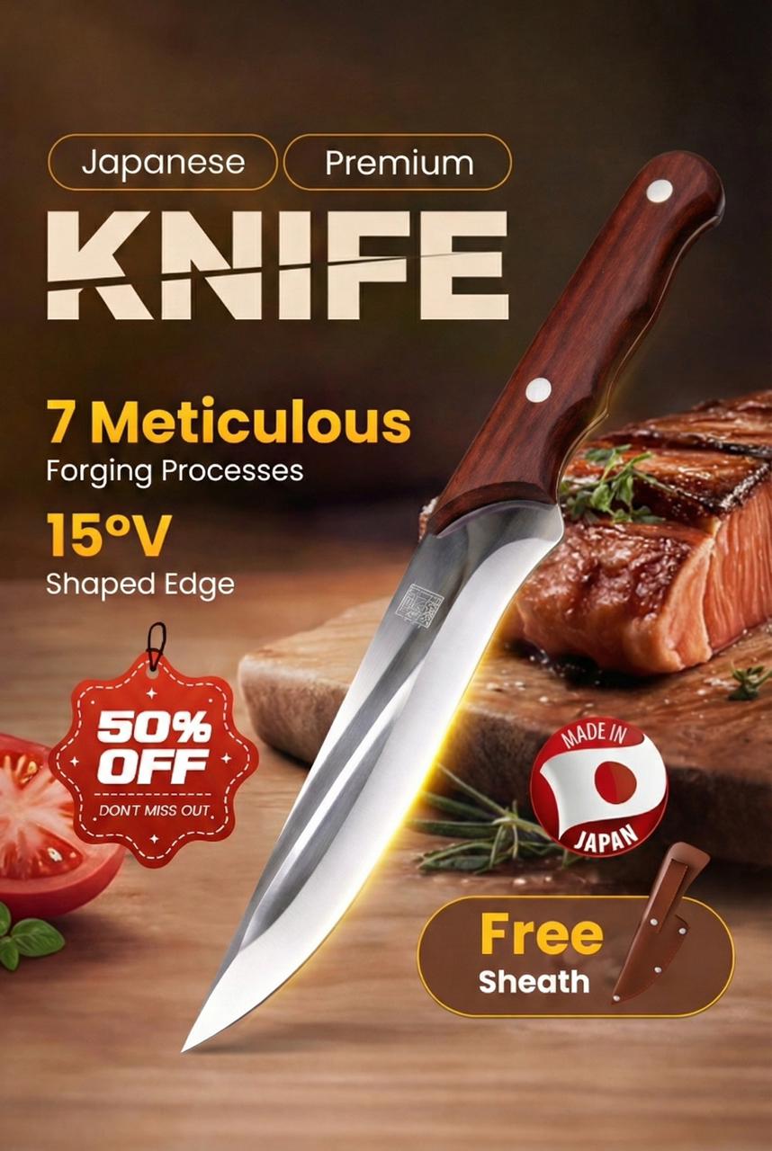 Rosewood Chef Kitchen Knife